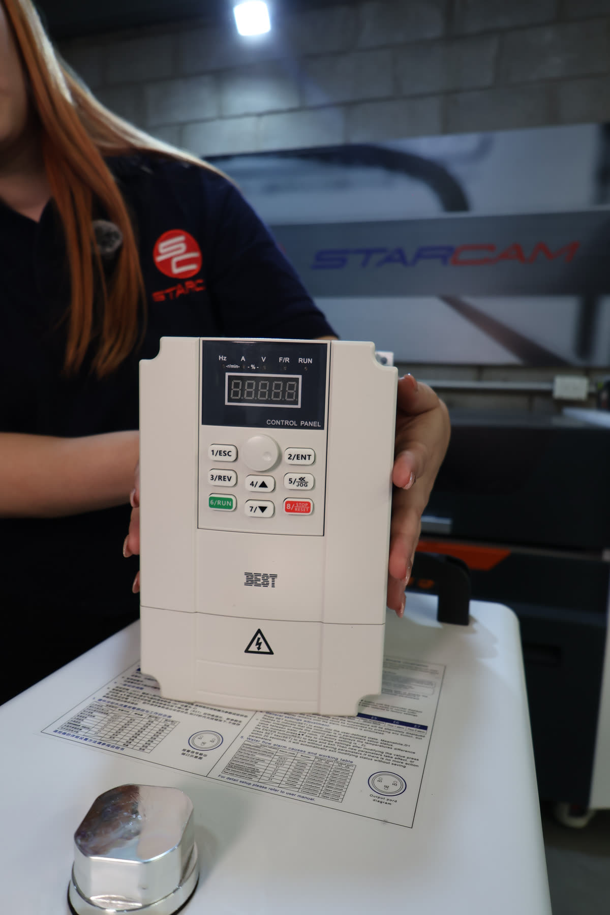 Piezas de aluminio mecanizadas para una máquina